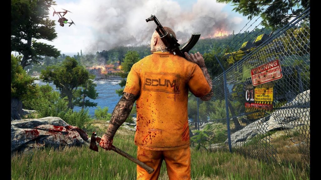 scum background